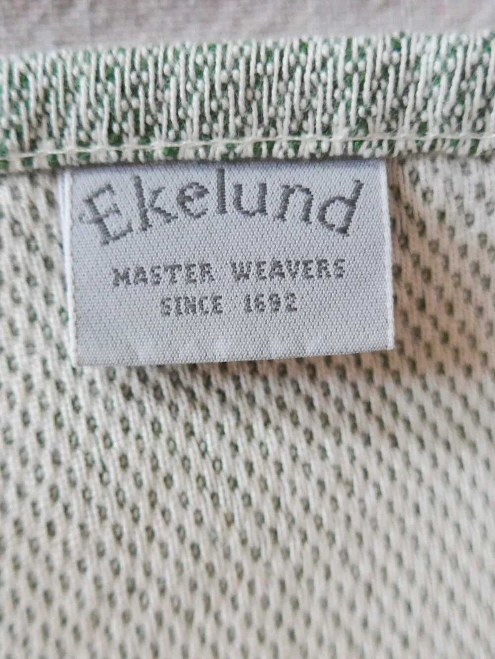 Set of three Ekelund Master Weavers Cotton Kitchen Towels – Cow, Frog and Owl